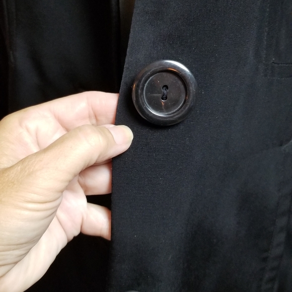 Jones New York Petite black raincoat - Picture 6 of 9